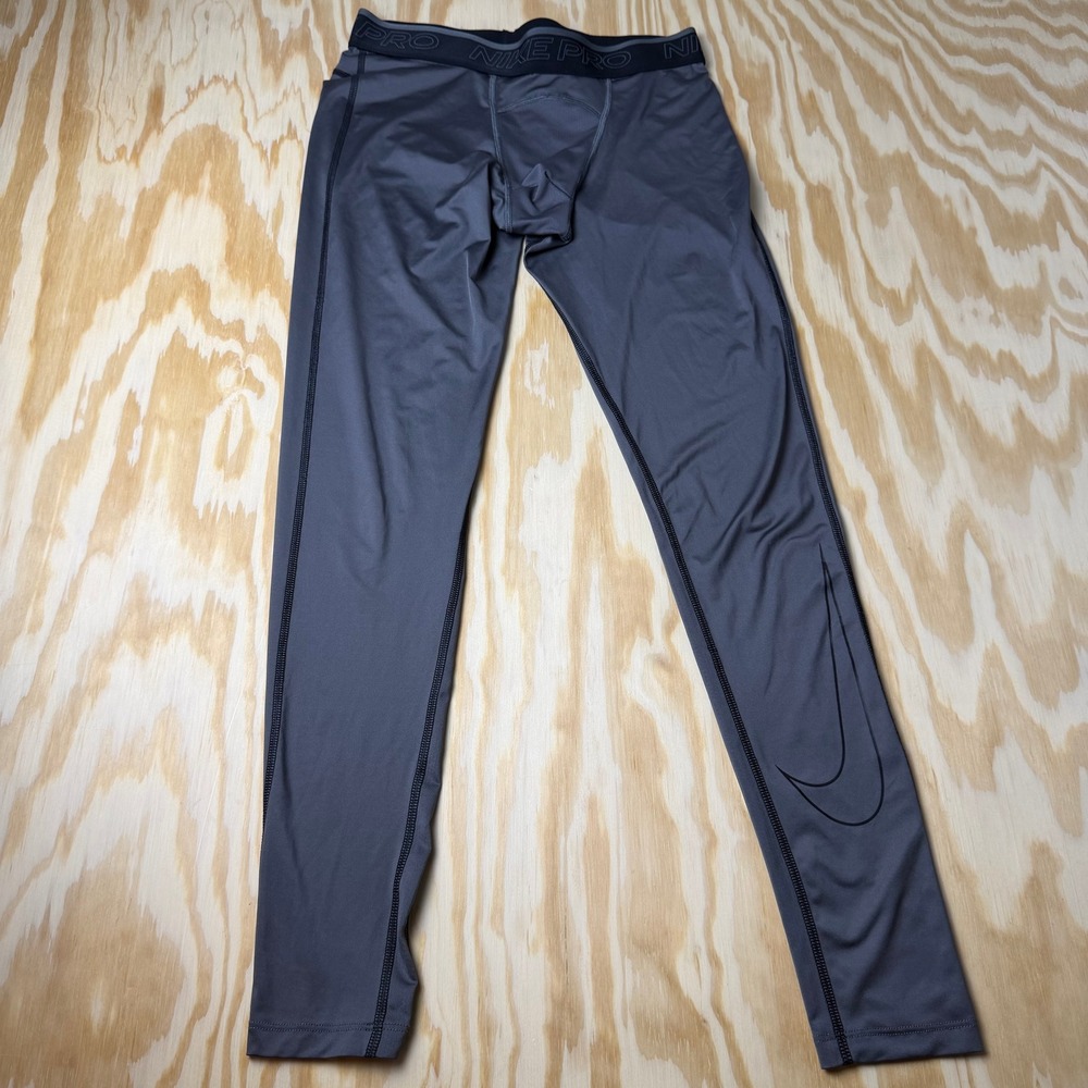 Nike Pro Dri-FIT Mens Training Leggings Iron Grey DD1913-068 Size M